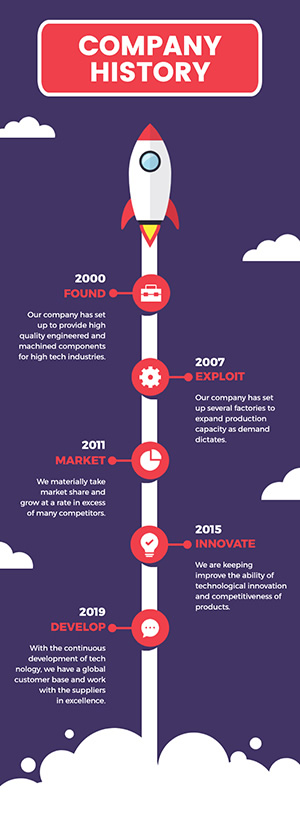 Company History Infographic Design