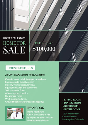 Real Estate Apartment Flyer Design