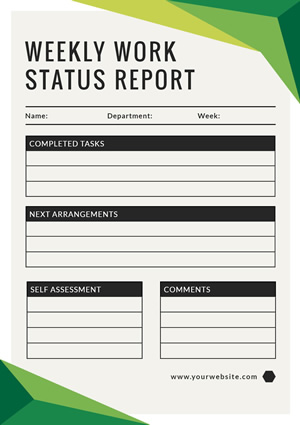 Weekly Report Design