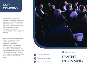 Event Company Brochure Design