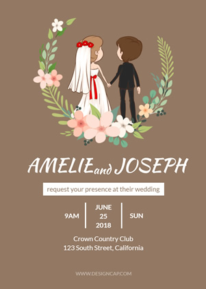 Beautiful Wedding Invitation Design