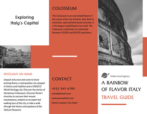 Travel Guide Brochure Design