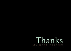 Simple Thank You Card Design