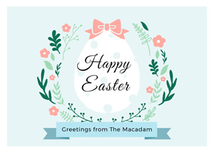 Easter Greeting Card Design